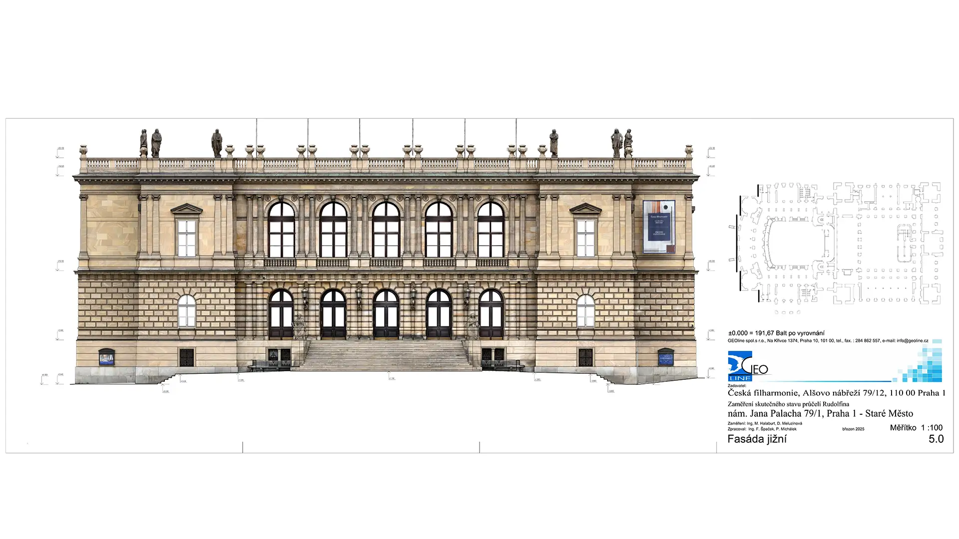 Rudolfinum — 3D model
